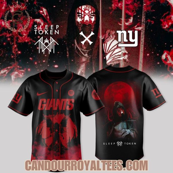 New York Giants x Sleep Token Even in Arcadia Tour Merch Baseball Jersey