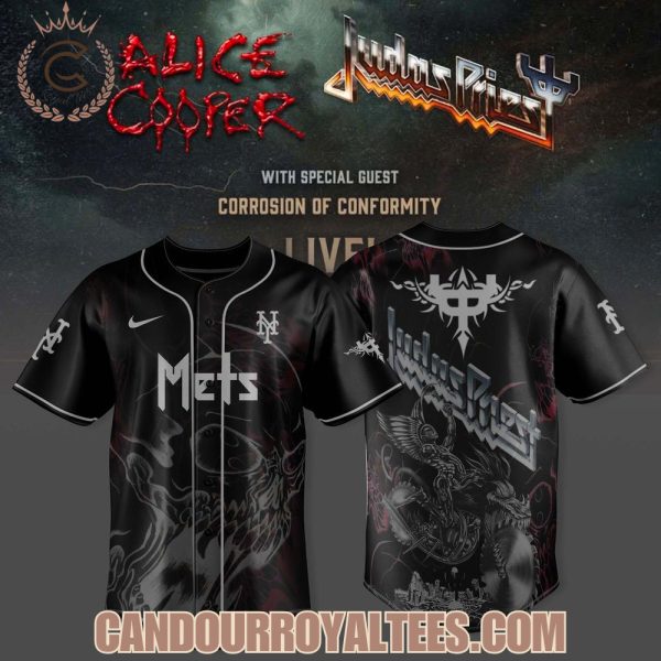 New York Yankees x Alice Cooper & Judas Priest-North American Co-Headlining Tour 2025 Jersey