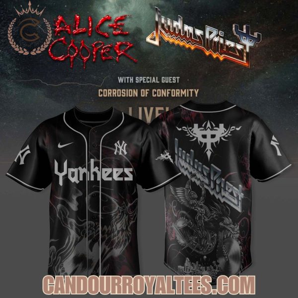 New York Mets x Alice Cooper & Judas Priest-North American Co-Headlining Tour 2025 Jersey