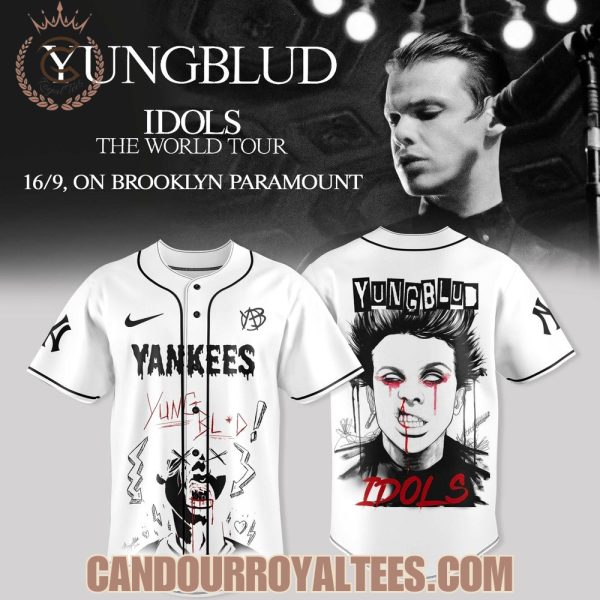 New York Yankees x Yungblud Idols The World Tour Baseball Jersey