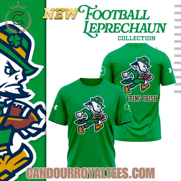 Notre Dame Fighting Irish New Football Leprechaun Tshirt, Hoodie