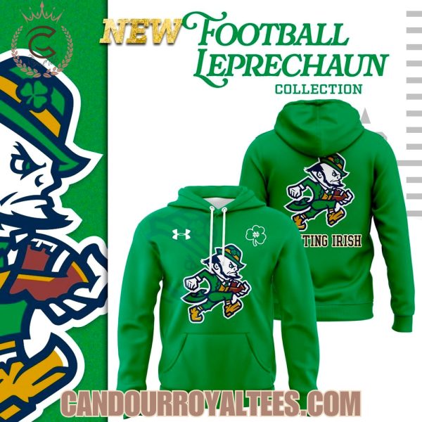 Notre Dame Fighting Irish New Football Leprechaun Tshirt, Hoodie