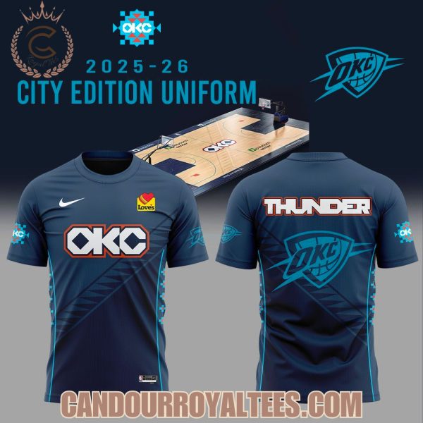 Oklahoma City Thunder 2025-26 City Edition Uniform Hoodie