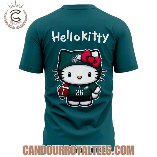 Philadelphia Eagles x Hello Kitty 2025 T-shirt