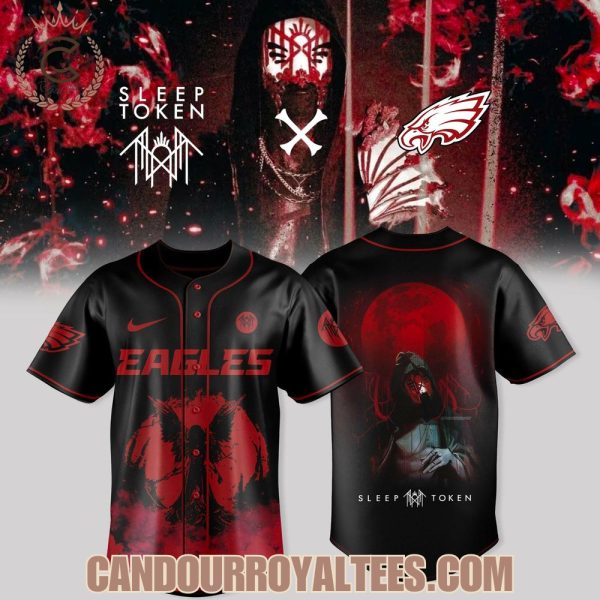 Philadelphia Eagles x Sleep Token Even in Arcadia Tour Merch Baseball Jersey