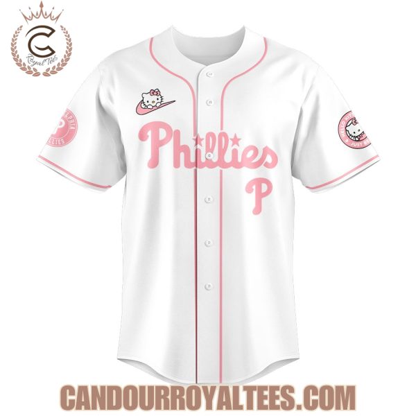 Philadelphia Phillies Hello Kitty 2025 White Jersey