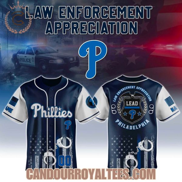 Philadelphia Phillies Law Enforcement Appreciation Jersey