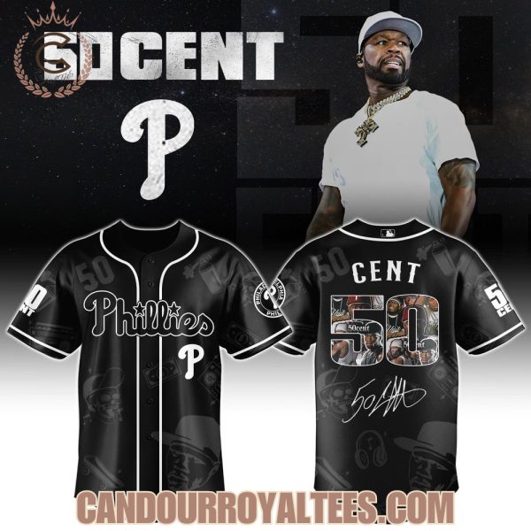 Philadelphia Phillies x 50 CENT 2025 Baseball Jersey