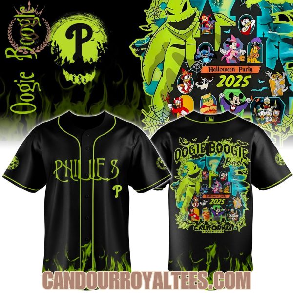 Philadelphia Phillies x Oogie Boogie Bash 2025 Halloween Baseball Jersey