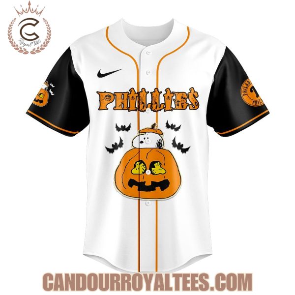 Philadelphia Phillies x Peanuts To halloween 2025 Jersey