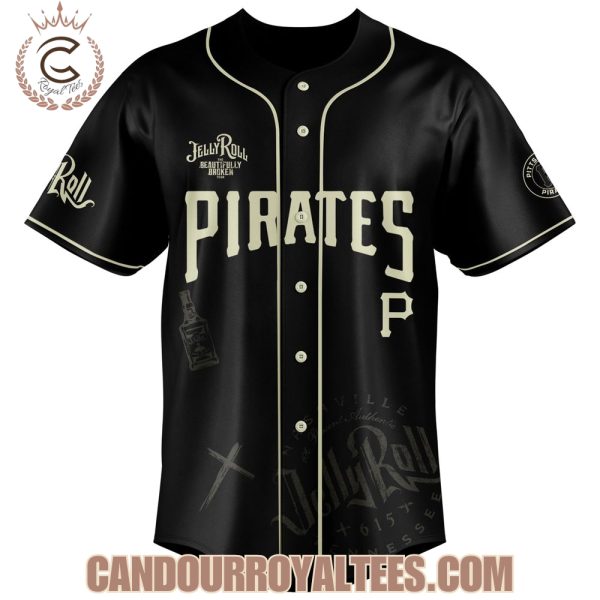 Pittsburgh Pirates x Jelly Roll The Beautifully Broken Tour 2025 Jersey