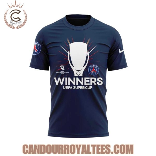 PSG UEFA Super Cup Winners 2025 Tshirt