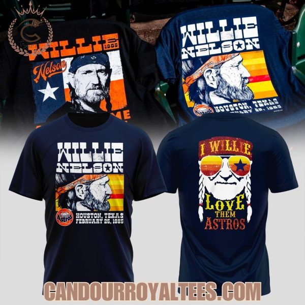Retro Willie Nelson Astrodome Houston T-Shirt