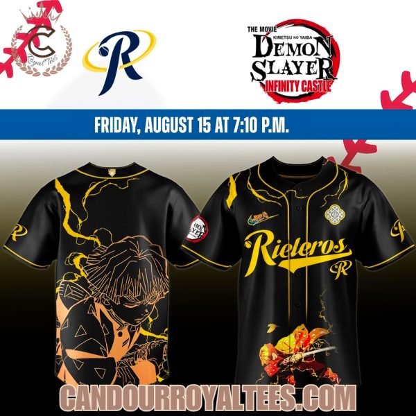 Rieleros de Aguascalientes x Demon Slayer Agatsuma Zenitsu Jersey