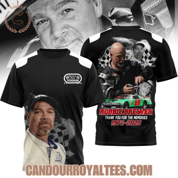 Robbie Brewer Thank You For The Memories 1972-2025 Tshirt