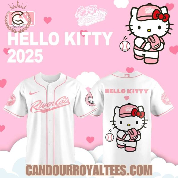 Sacramento River Cats Hello Kitty 2025 White Jersey