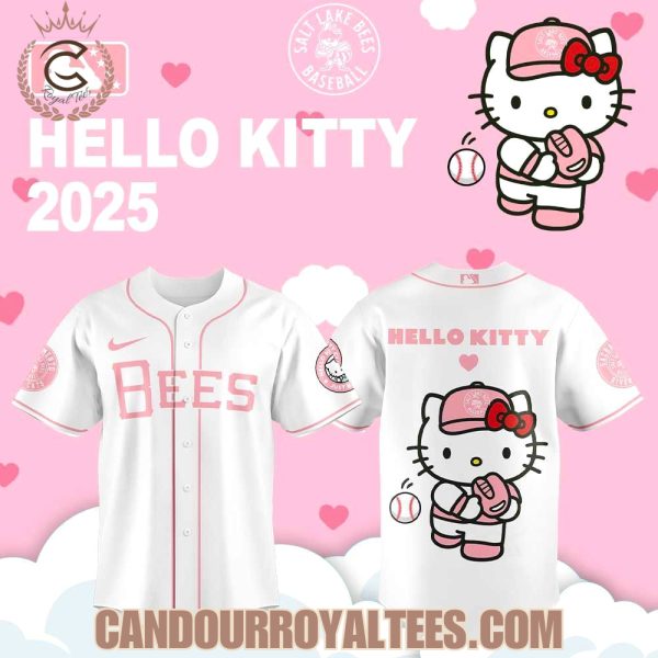 Salt Lake Bees Hello Kitty 2025 White Jersey