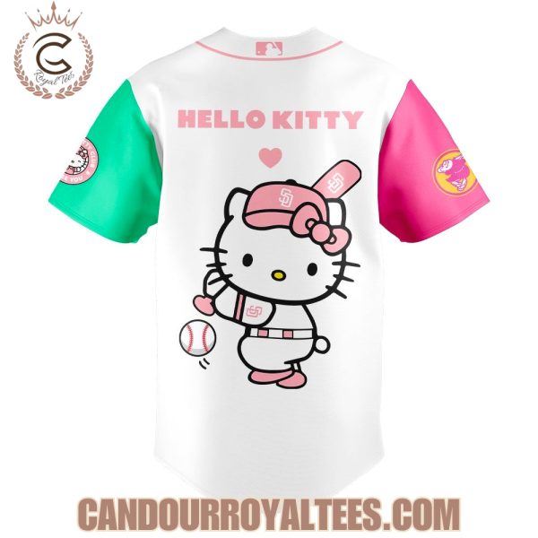 San Diego Padres Hello Kitty 2025 White Jersey