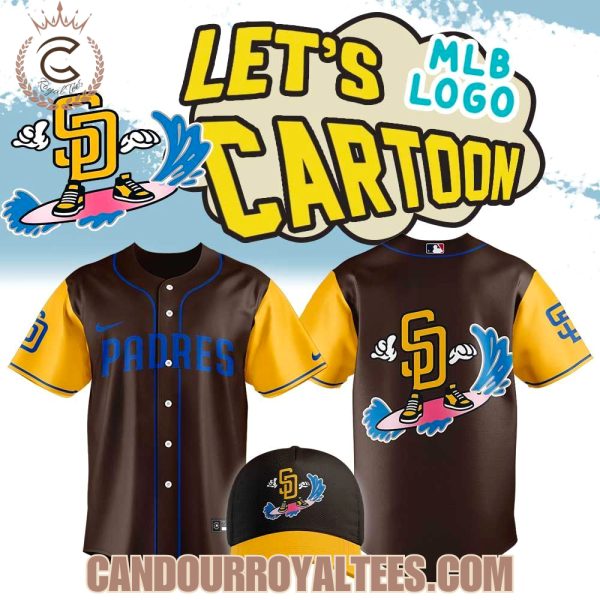 San Diego Padres Let’s Cartoon Logo Collection Jersey
