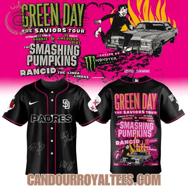 San Diego Padres x Green Day The Saviors Tour Jersey