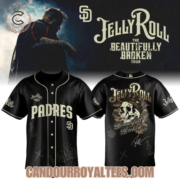 San Diego Padres x Jelly Roll The Beautifully Broken Tour 2025 Jersey