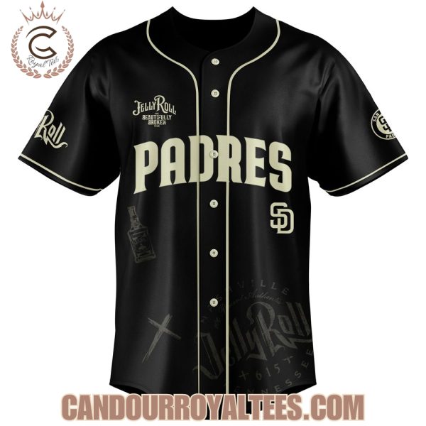San Diego Padres x Jelly Roll The Beautifully Broken Tour 2025 Jersey