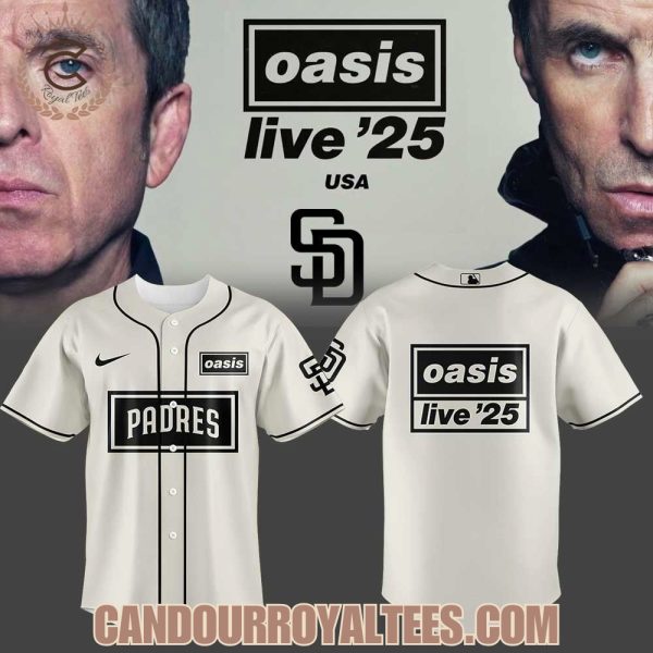 San Diego Padres x Oasis Live ’25 in US Jersey