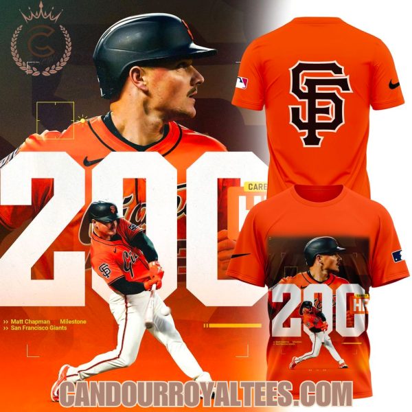 San Francisco Giants Matt Chapman 200 HR Milestone Tshirt, Hoodie
