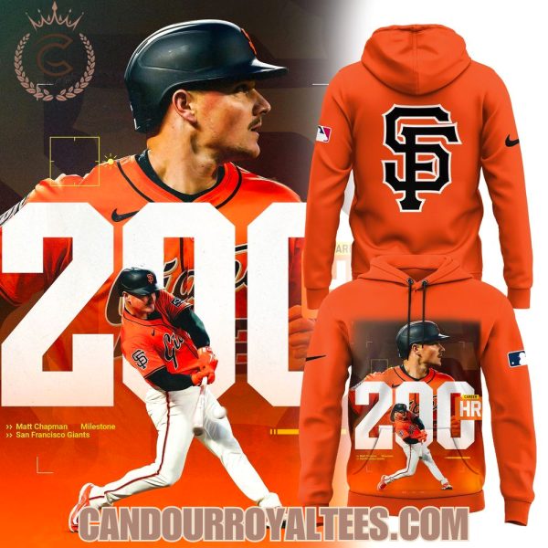 San Francisco Giants Matt Chapman 200 HR Milestone Tshirt, Hoodie