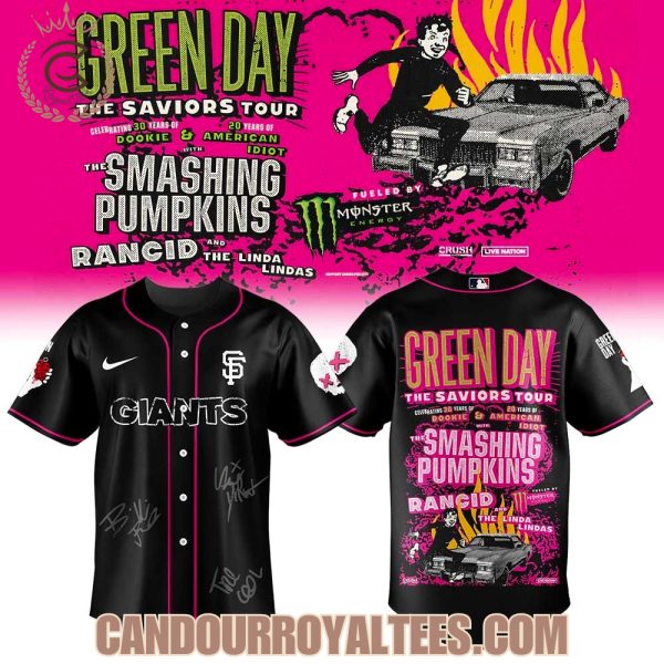 San Francisco Giants x Green Day The Saviors Tour Jersey