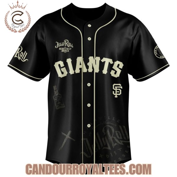 San Francisco Giants x Jelly Roll The Beautifully Broken Tour 2025 Jersey