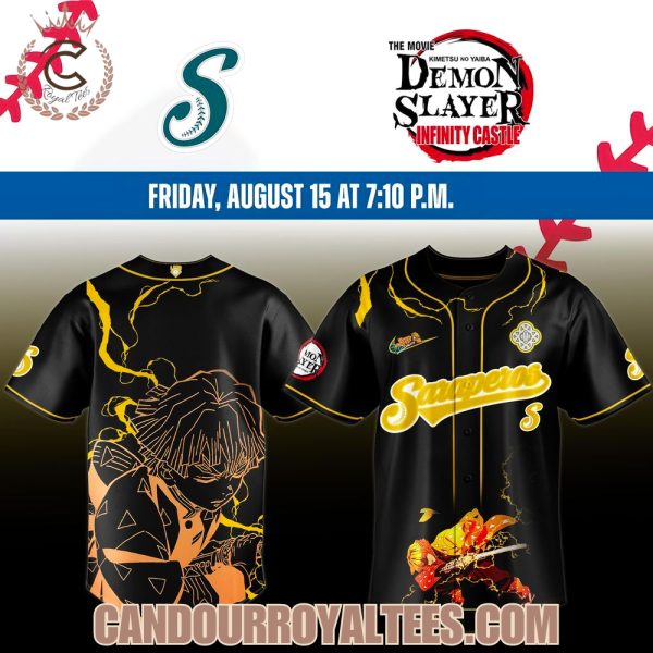 Saraperos de Saltillo x Demon Slayer Agatsuma Zenitsu Jersey