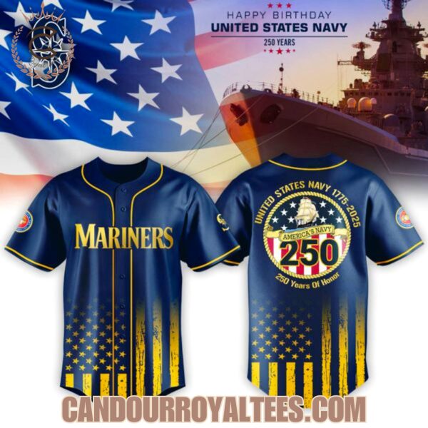 Seattle Mariners X U.S. Navy Birthday 250th
