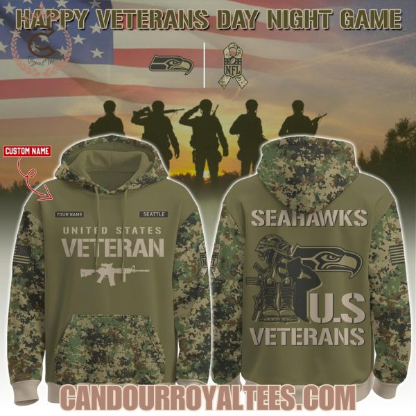 Seattle Seahawks Veteran Day 2025 Hoodie