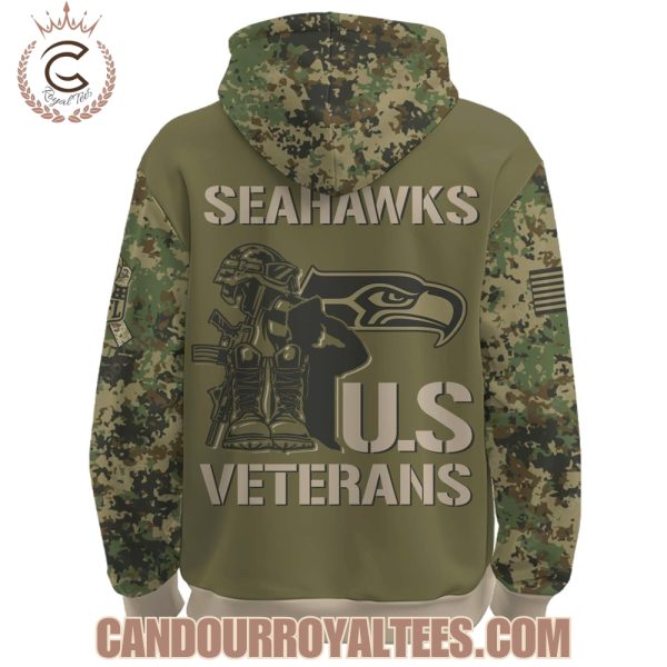 Seattle Seahawks Veteran Day 2025 Hoodie