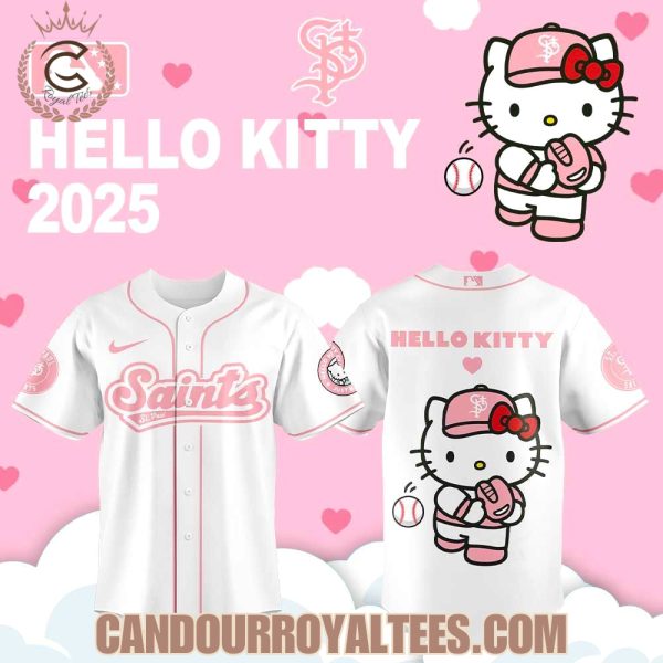 St. Paul Saints Hello Kitty 2025 White Jersey