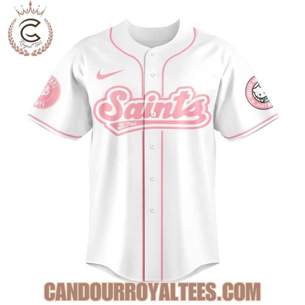 St. Paul Saints Hello Kitty 2025 White Jersey