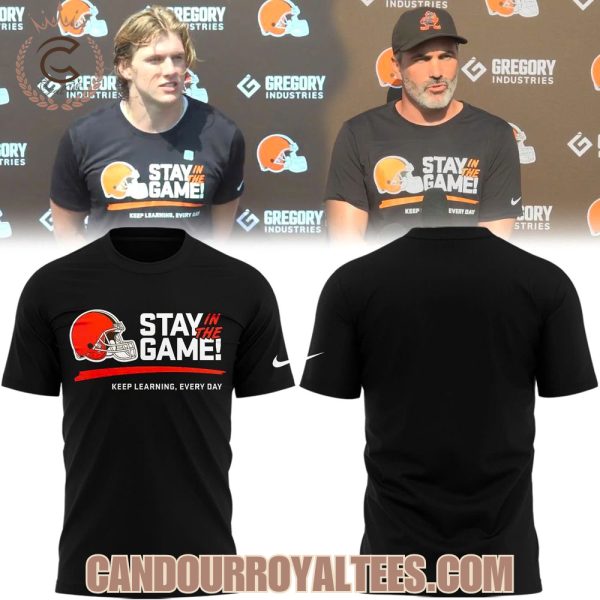 Stay In The Game Cleveland Browns 2025 T-Shirt