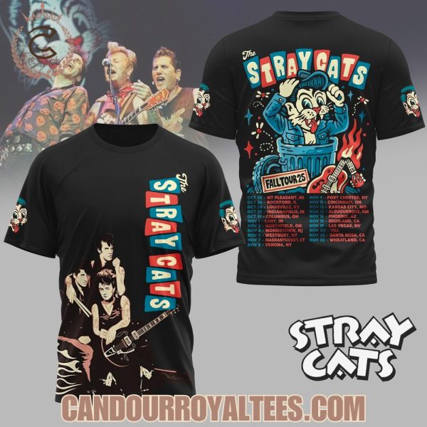 Stray Cats Fall Tour 2025 Tshirt