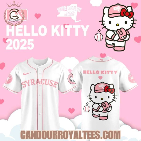 Syracuse Mets Hello Kitty 2025 White Jersey