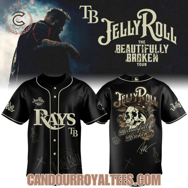 Tampa Bay Rays x Jelly Roll The Beautifully Broken Tour 2025 Jersey