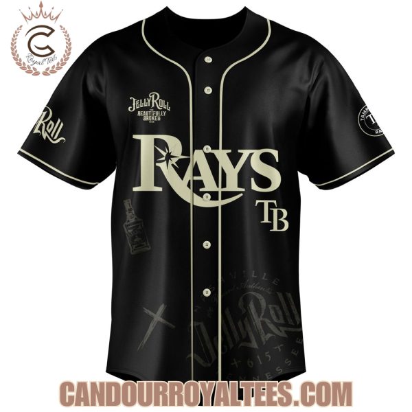 Tampa Bay Rays x Jelly Roll The Beautifully Broken Tour 2025 Jersey