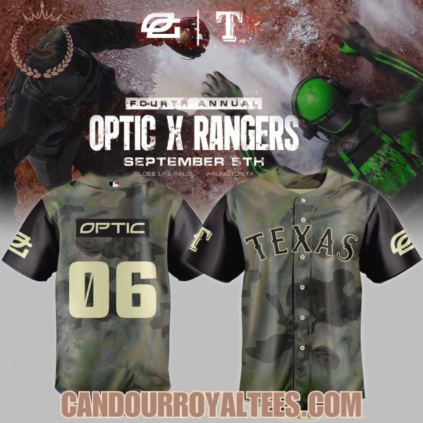 Texas Rangers x OpTic Gaming 2025 Jersey