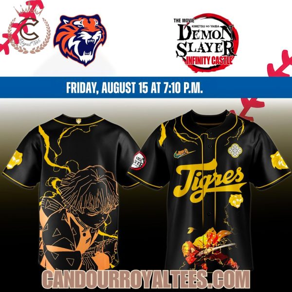 Tigres de Quintana Roo x Demon Slayer Agatsuma Zenitsu Jersey