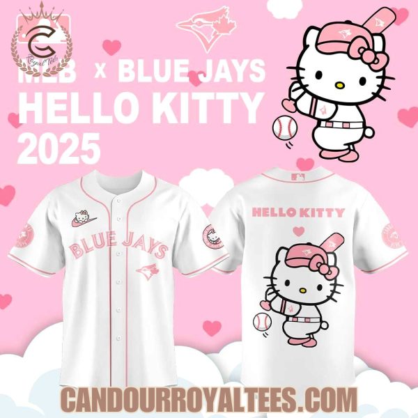 Toronto Blue Jays Hello Kitty 2025 White Jersey