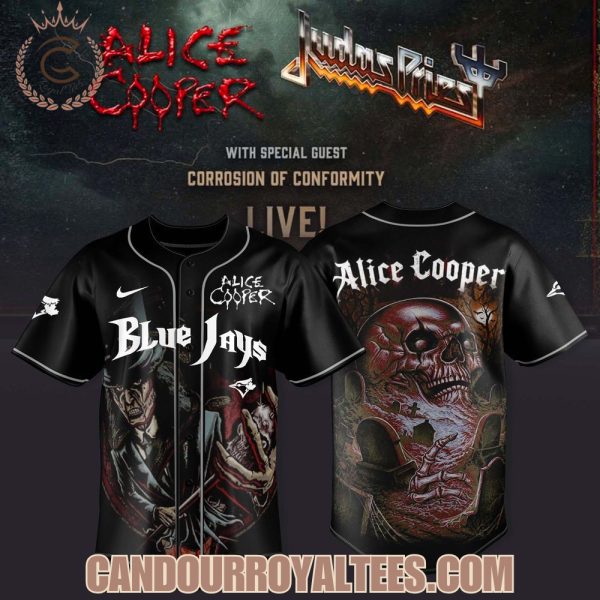 Toronto Blue Jays x Alice Cooper & Judas Priest-North American Co-Headlining Tour 2025 Jersey