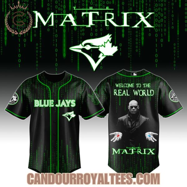 Toronto Blue Jays x The Matrix Welcome To The Wolrd Jersey