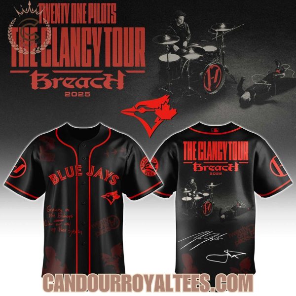 Toronto Blue Jays x Twenty One Pilots The Clancy World Tour Jersey