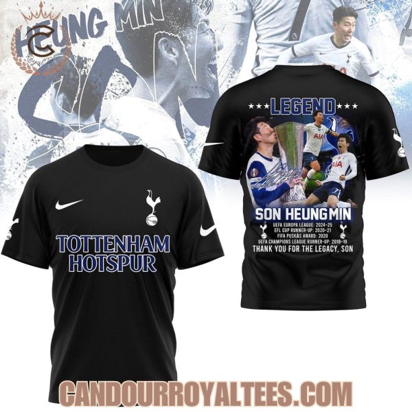 Tottenham Hotspur Son Heung Min Thank You For The Legacy, Son Tshirt, Hoodie