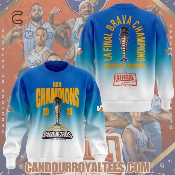 Vaqueros de Bayamon Champions Baloncesto Superior Nacional 2025 Tshirt, Hoodie